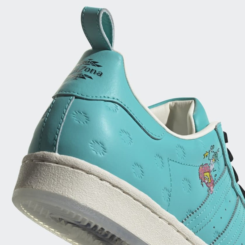 Superstar adidas discount bleu turquoise